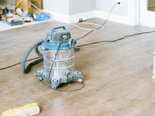 Vệ sinh công trình sau xây dựng