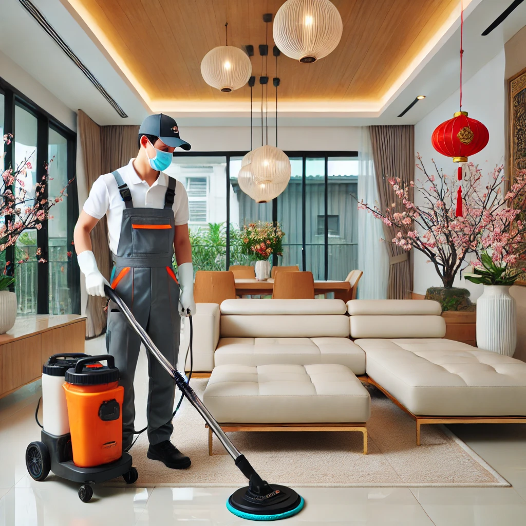 dọn nhà đón tết