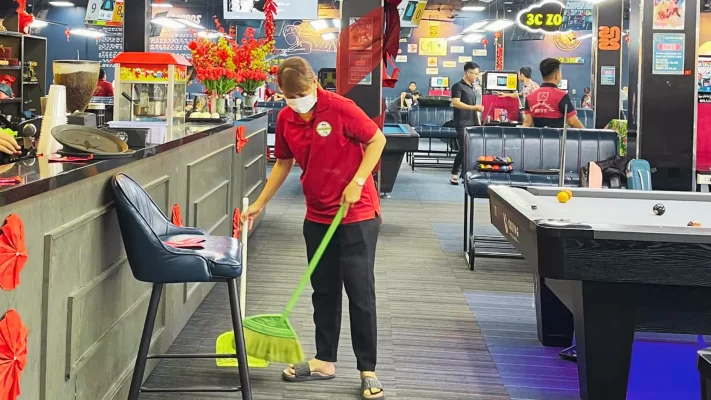 Dịch vụ tạp vụ quán bida